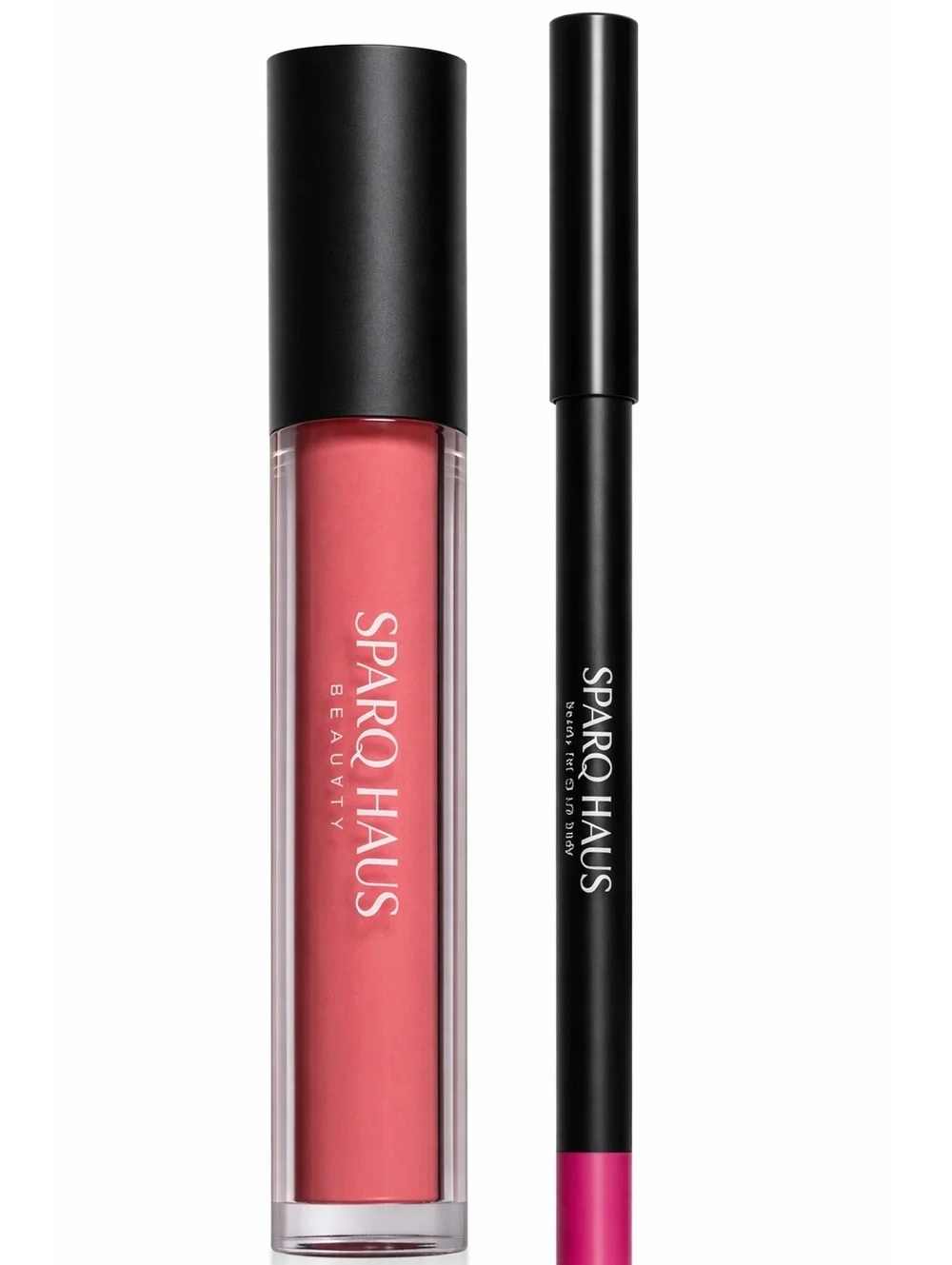 Sparq Haus Beauty Liquid Lipstick & Lip Liner Set in Rose